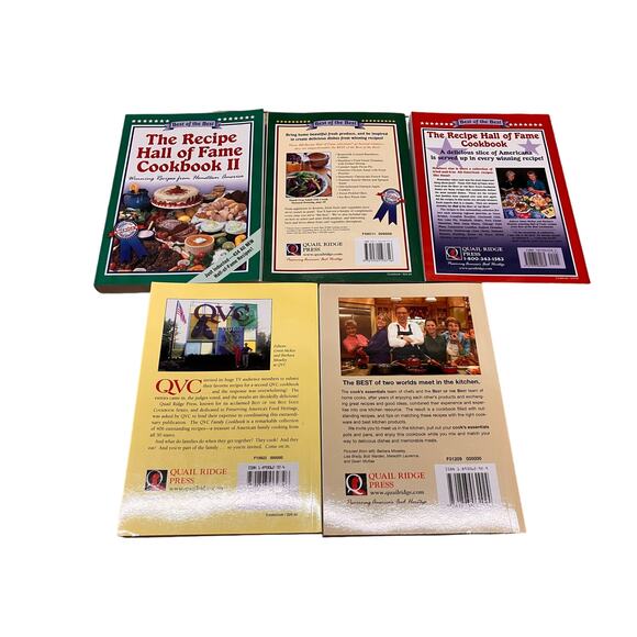 Cookbook Lot of 5- QVC, Recipe Hall of Fame, Farmer's Market, Cooks Essentials - Picture 2 of 6